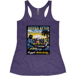 Ladies Slim Fit Super Soft Racerback Triblend Tank