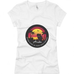 Ladies Slim Fit Basic Promo Jersey Tee