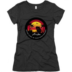 Ladies Slim Fit Super Soft Triblend Tee