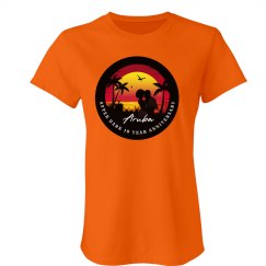 AAD 10TH ANNIVERSARY 2025 WOMEN'S TEE - ARUBA ROMANCE