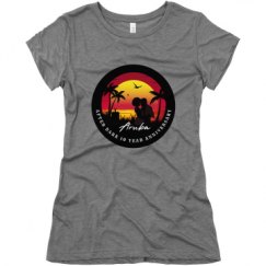 Ladies Slim Fit Super Soft Triblend Tee