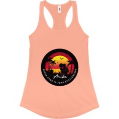 Ladies Slim Fit Racerback Tank Top