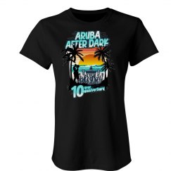 AAD 10TH ANNIVERSARY 2025 WOMEN'S TEE - ARUBA BAE