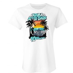AAD 10TH ANNIVERSARY 2025 WOMEN'S TEE - ARUBA BAE