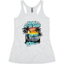 Ladies Slim Fit Super Soft Racerback Triblend Tank