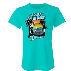 AAD 10TH ANNIVERSARY 2025 WOMEN'S TEE - ARUBA BAE