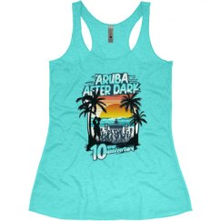 Ladies Slim Fit Super Soft Racerback Triblend Tank