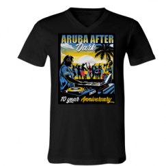 Unisex V-Neck Jersey Tee