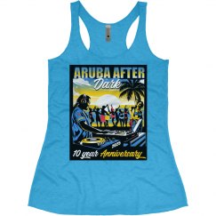 AAD 10TH ANNIVERSARY 2025 WOMENS TANK - ARUBA SUN & FUN