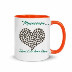 11oz Ceramic Mug with Color Inside