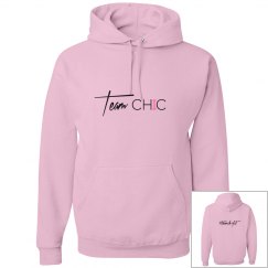 Pink Team Chic Hoodie