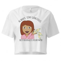 Ladies Festival Cali Crop Top Tee