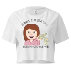 Ladies Festival Cali Crop Top Tee