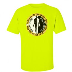 Unisex Ultra Cotton Safety Neon Crewneck Tee