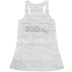 don't you know... racerback