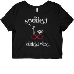 Ladies Slim Fit Crop Top Tee