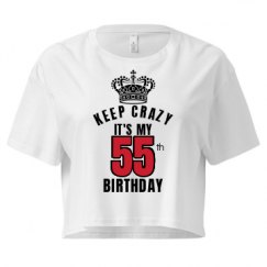 Ladies Festival Cali Crop Top Tee