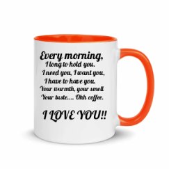 11oz Ceramic Mug with Color Inside