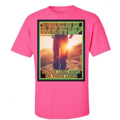 Unisex Ultra Cotton Safety Neon Crewneck Tee