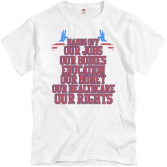 Hands Off Political Activism T-Shirt