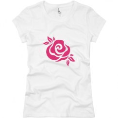 Ladies Slim Fit Basic Promo Jersey Tee