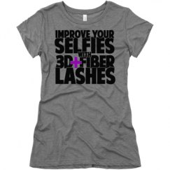 Ladies Slim Fit Super Soft Triblend Tee