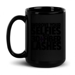 15oz Black Glossy Mug