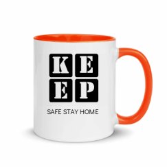 11oz Ceramic Mug with Color Inside