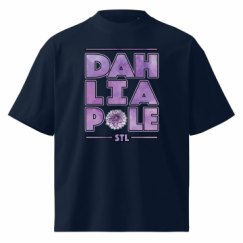 Unisex Organic Oversized High Neck T-Shirt