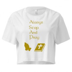 Ladies Festival Cali Crop Top Tee