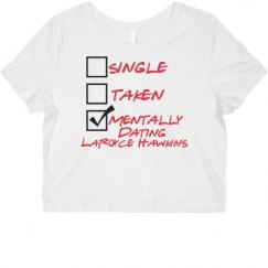 Ladies Slim Fit Crop Top Tee