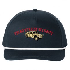 Snapback Five-Panel Rope Hat