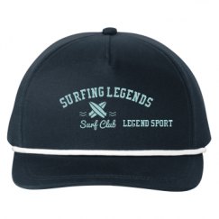 Snapback Five-Panel Rope Hat