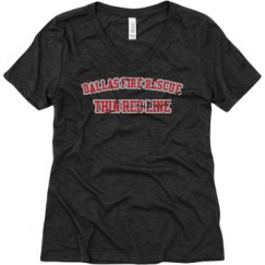 Ladies Relaxed Fit Super Soft Triblend V-Neck Tee