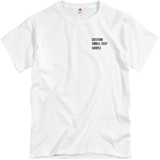 Custom Personalized T-Shirt - Add Your Own Text, Men's & Women's Cotton Tee, Black 4XL