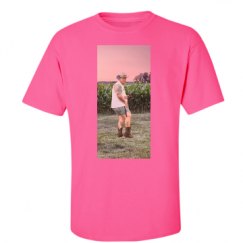 Unisex Ultra Cotton Safety Neon Crewneck Tee