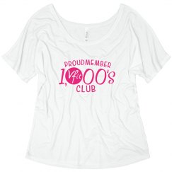 1000s club Flowy slouchy t-shirt