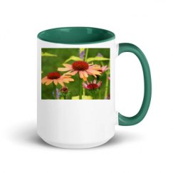 15oz Ceramic Mug with Color Inside