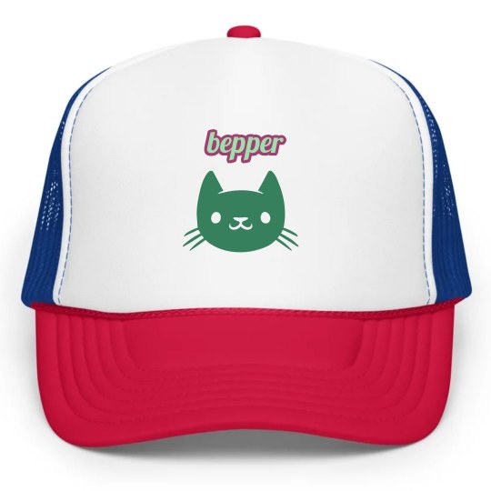a bepper sign hat a bepper sign hat