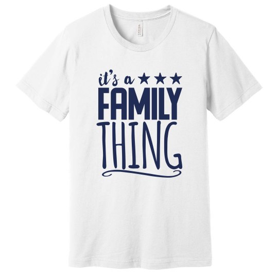 A Family thing tee (unisex)-navy