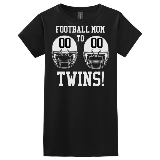A Football Mom to Football Twins Shirt
