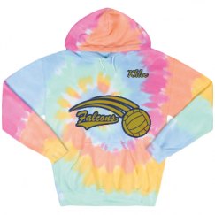 Unisex Tie-Dye Fleece Hoodie