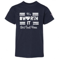 Youth Champion Short Sleeve Tagless Tee