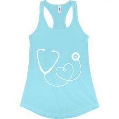 Ladies Slim Fit Racerback Tank Top