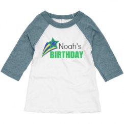 Toddler 3/4 Sleeve Raglan Tee
