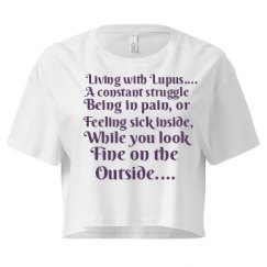 Ladies Festival Cali Crop Top Tee