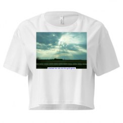 Ladies Festival Cali Crop Top Tee