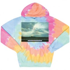 Unisex Tie-Dye Fleece Hoodie