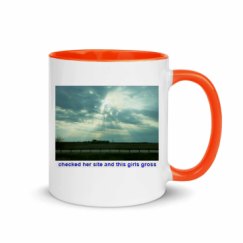 11oz Ceramic Mug with Color Inside