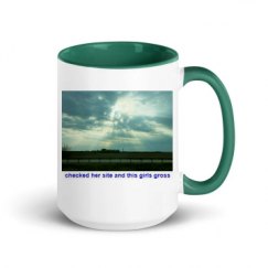 15oz Ceramic Mug with Color Inside